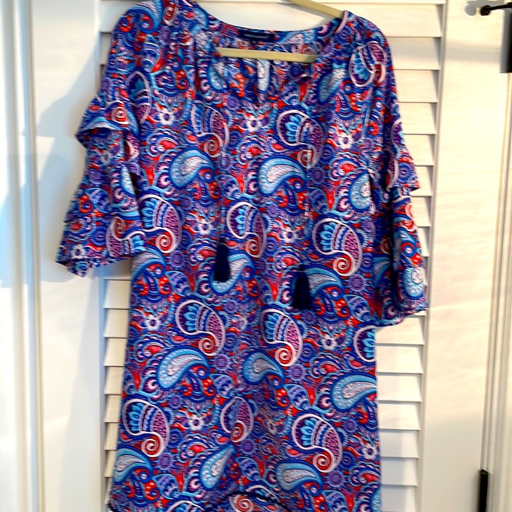 Simply Southern! Adorable ladies dress w 3/4 ruffle sleeve… comfortable, cute